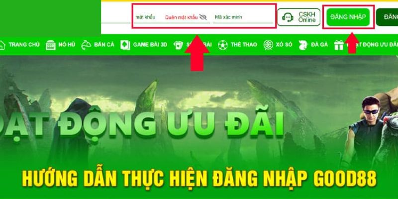 Các bước đăng nhập rất đơn giản và nhanh chóng